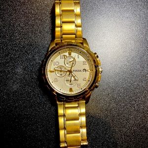 Fossil Dean Chronograph Gold-Tone Stainless Steel Watch